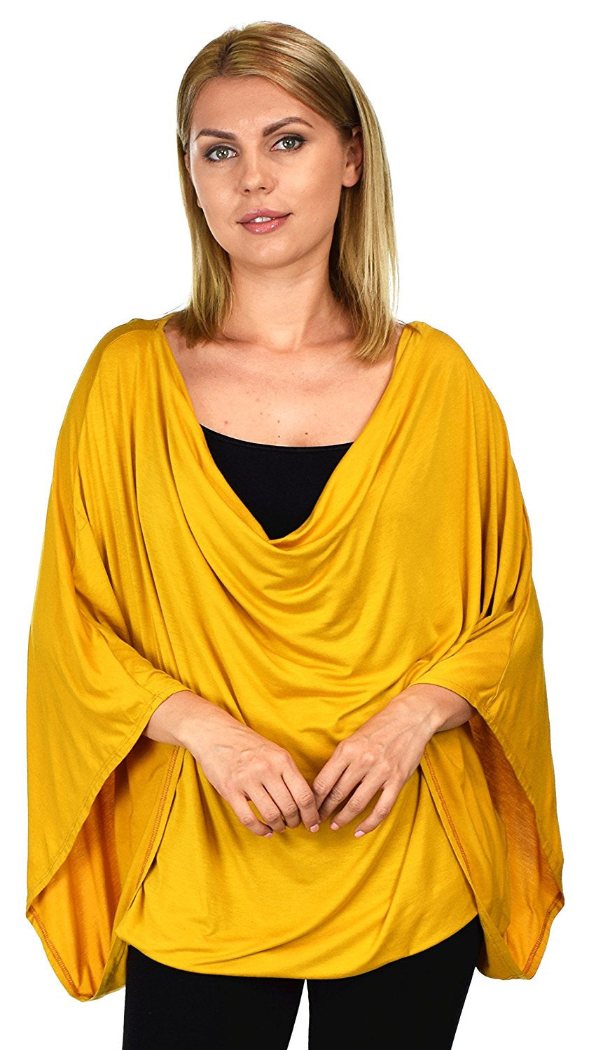 Plus Size Poncho Top, Summer Tunic, Oversize Tunic, Women Blouse Top | Poncho Style Cover Up