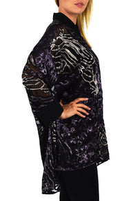 ComfyPlus, Plus Size Shirt, Oversize Shirt, Chiffon Shirt, Plus Size top, Designer Shirt, Zebra Print, Big Shirt,Plus size clothing