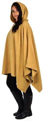 Dare2bStylish Women Poncho Style Hoodie Sweater Fleece Cover Up for Cold Weather