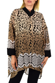ComfyPlus, Plus Size Shirt, Oversize Shirt, Chiffon Shirt, Plus Size top, Designer Shirt, Zebra Print, Big Shirt,Plus size clothing