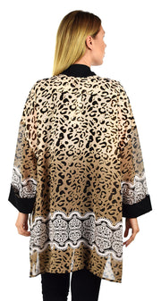 ComfyPlus, Plus Size Shirt, Oversize Shirt, Chiffon Shirt, Plus Size top, Designer Shirt, Zebra Print, Big Shirt,Plus size clothing