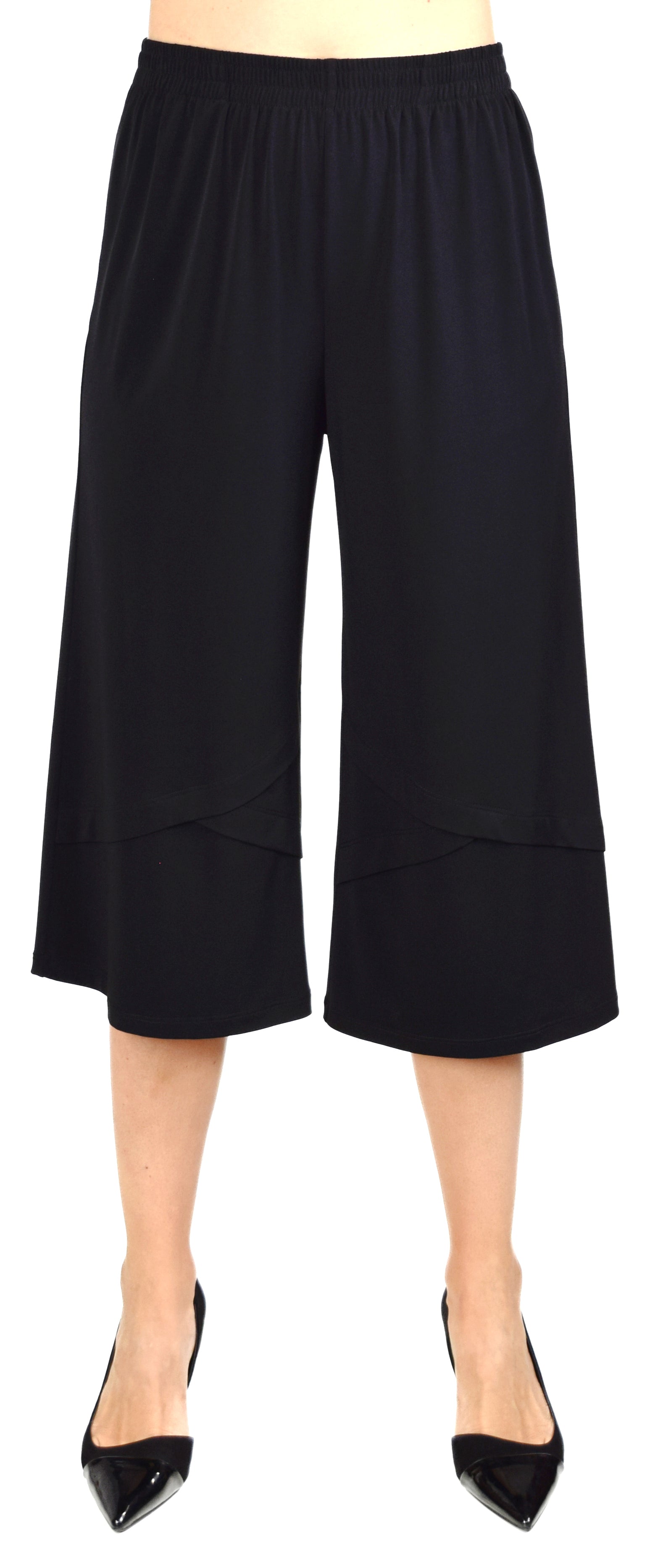 NEW! ST. JOHN'S BAY Mid-Rise Plus Size Capri Pants, 16W 20W 24W - Cranberry  | eBay
