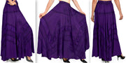 Artsy Skirt, Embroidered Skirt, Bohemian Skirt, Party Skirt, Hip Hop Skirt,  Comfy Skirt, Designer Skirt, Plus size Skirt, Stone wash Skirt